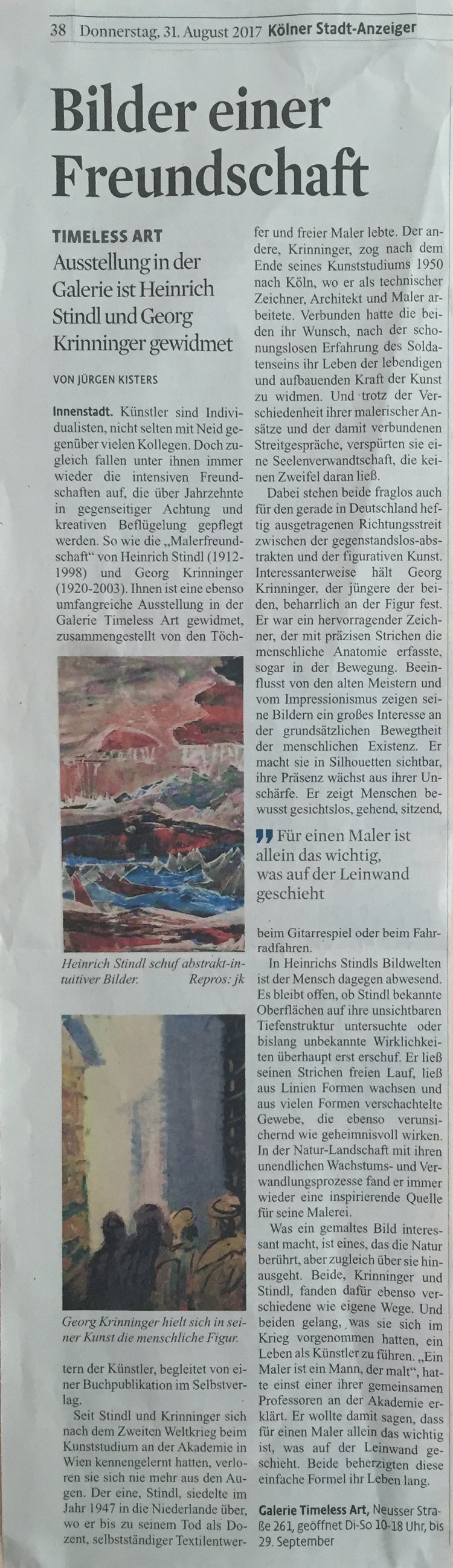 Zeitungsausschnitt